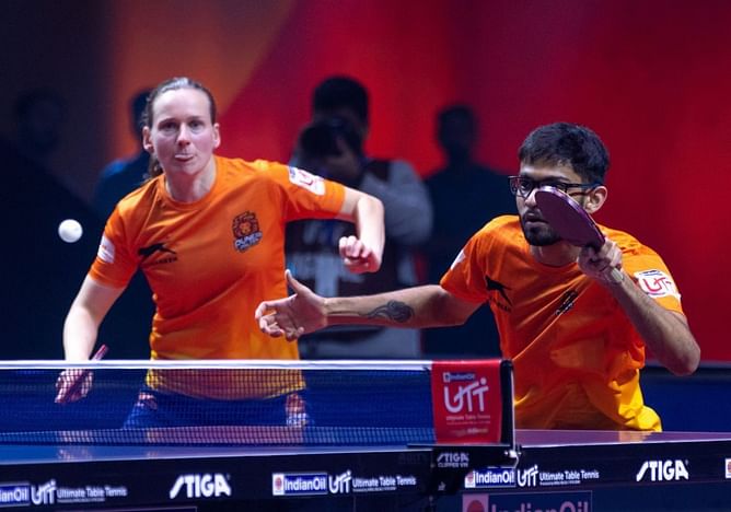 Ultimate Table Tennis 2023: Puneri Paltan TT through to playoffs after convincing win over U Mumba TT