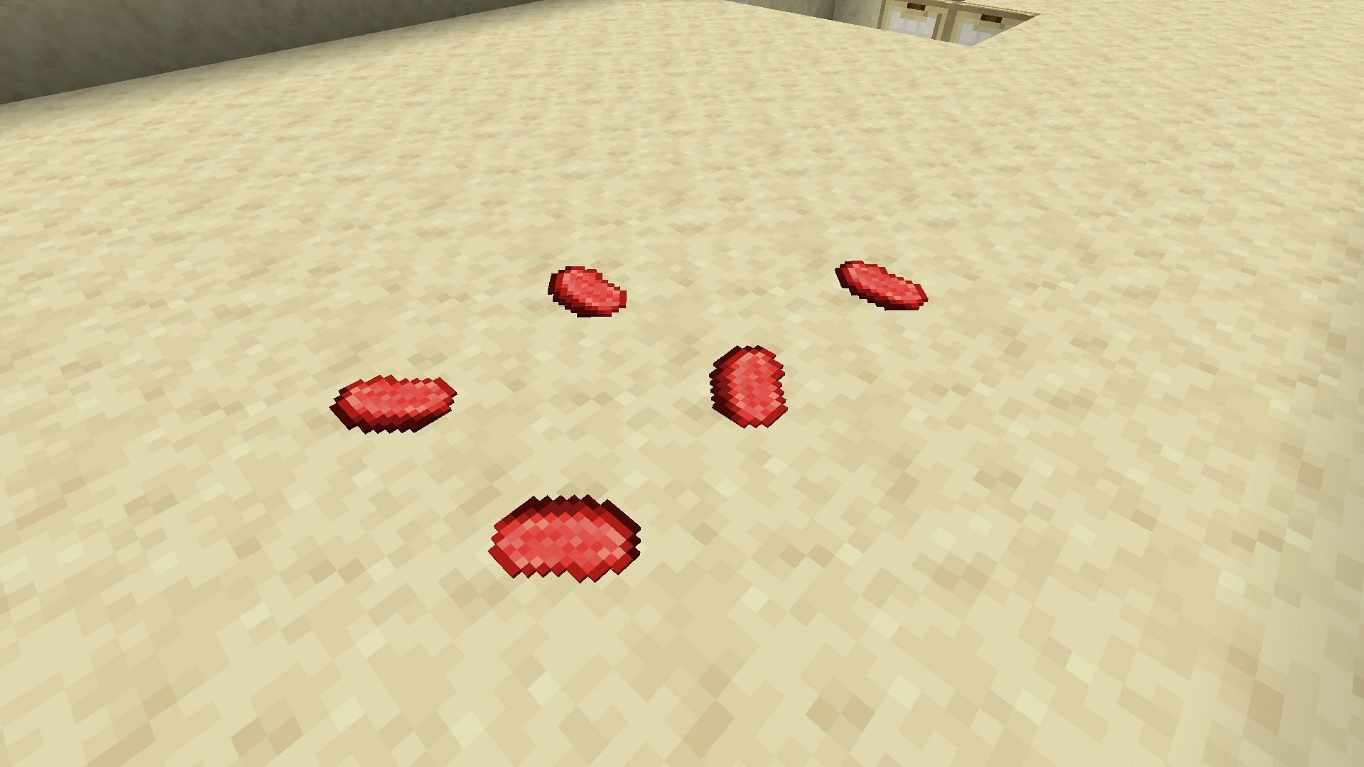 Raw beef and pork can be obtained by killing cows and pigs in Minecraft (Image via Mojang)
