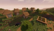 Peaceful village (Image via Mojang Studios)