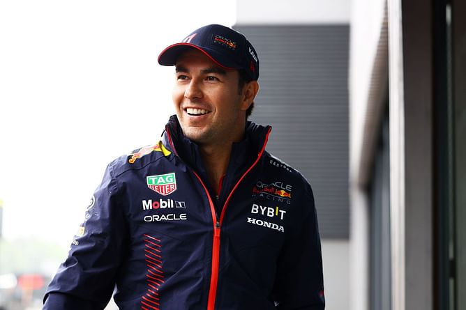 Sergio Perez reflects on a ‘tricky’ session after finishing P3 in the Belgian F1 GP qualifying