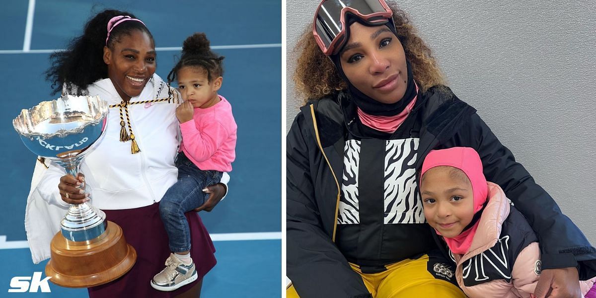 Serena Williams and her daughter Olympia Ohanian