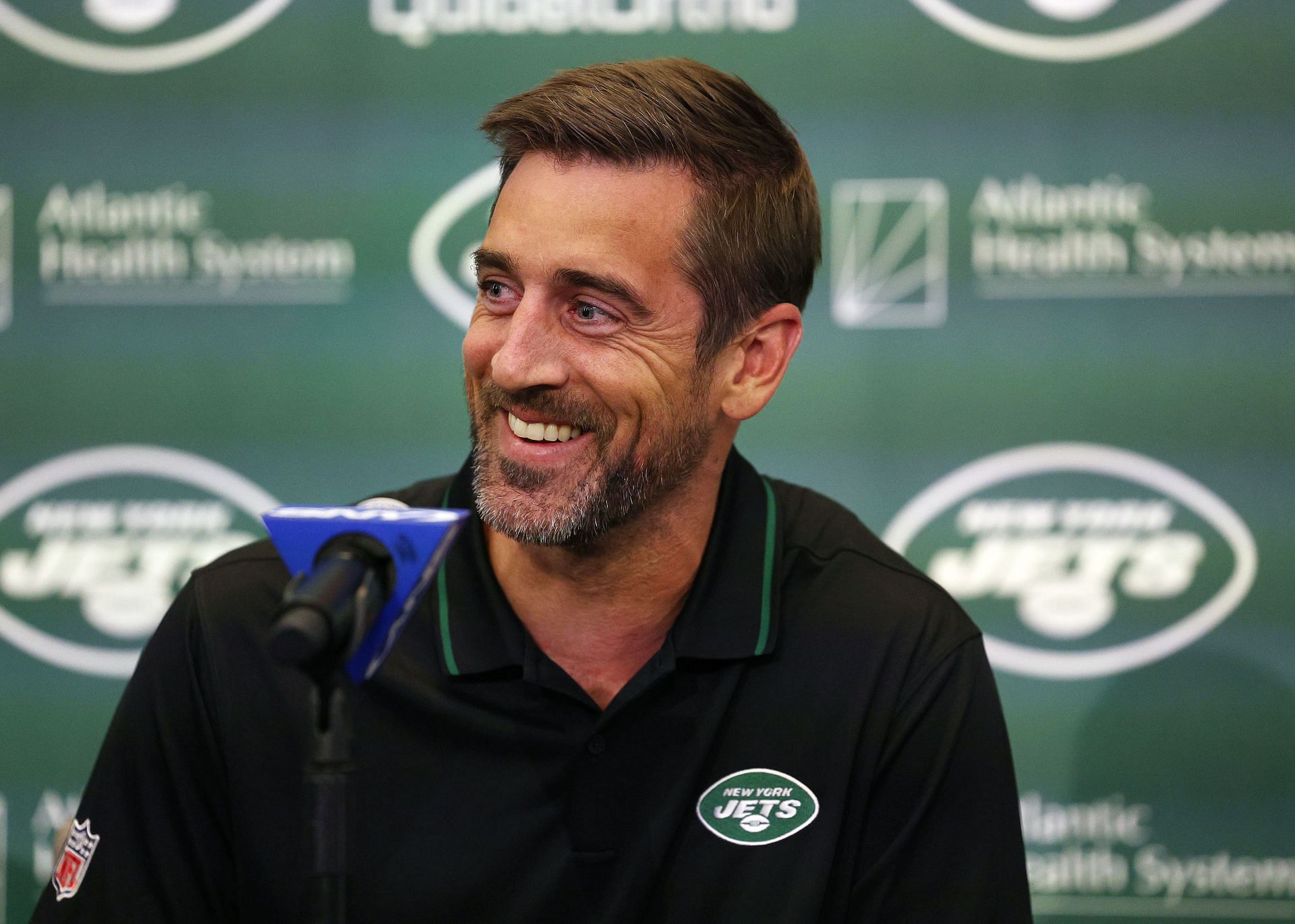 New York Jets introduce Aaron Rodgers