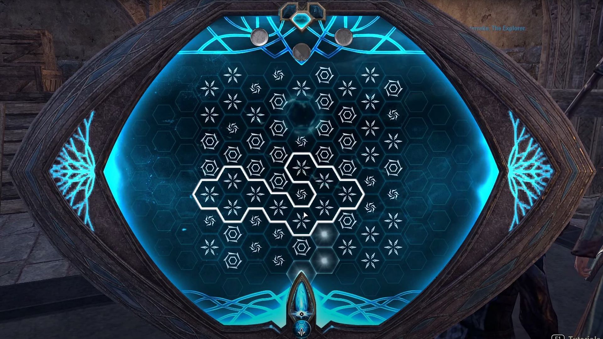 Antiquarian Eye Puzzle (Image via ZeniMax Online Studios)