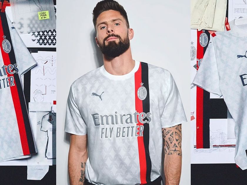 PUMA release 2023-24 AC Milan home kit