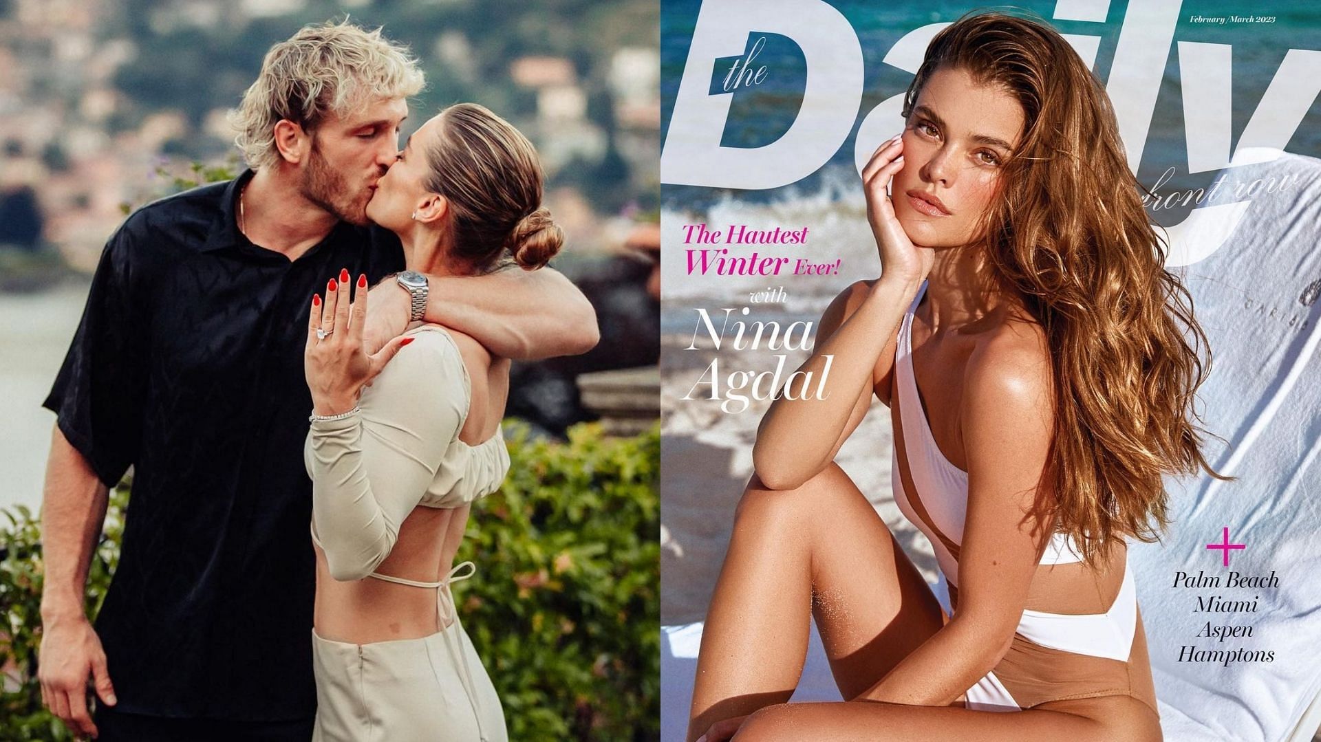 Logan Paul announces engagement to model Nina Agdal after year of dating