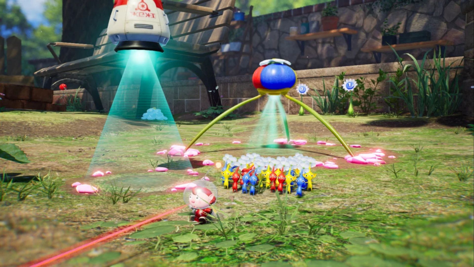 Explore vast environments from the point-of-view of a bug-sized explorer in Pikmin 4 (Image via Nintendo)