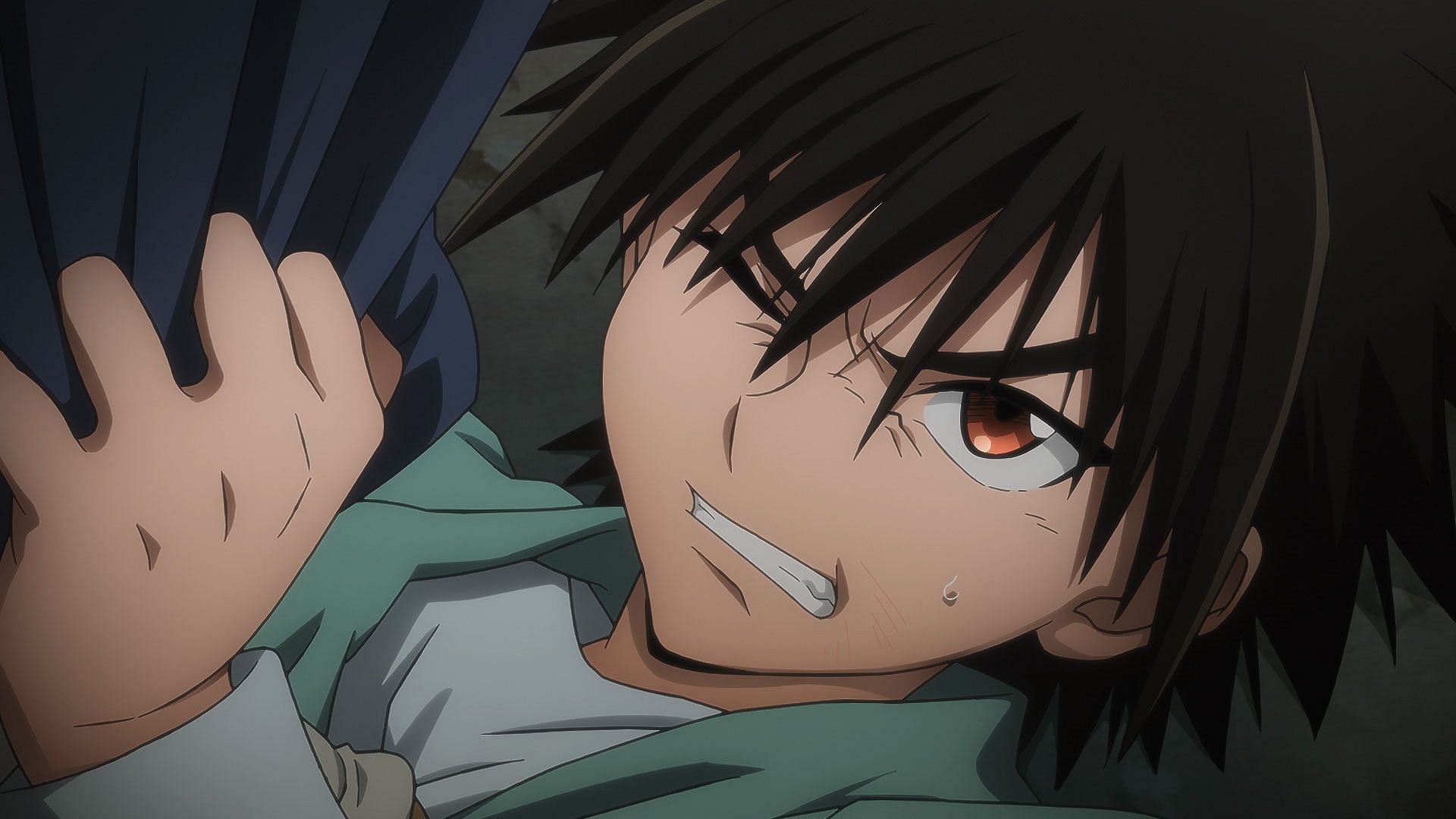 Yahiko seen being beaten up in the episode (Image via Liden Films)