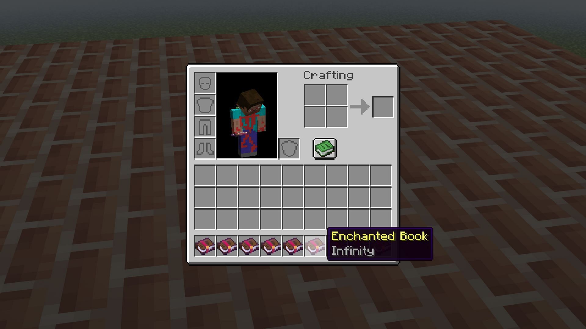 Infinity enchantment in Minecraft (Image via Mojang)