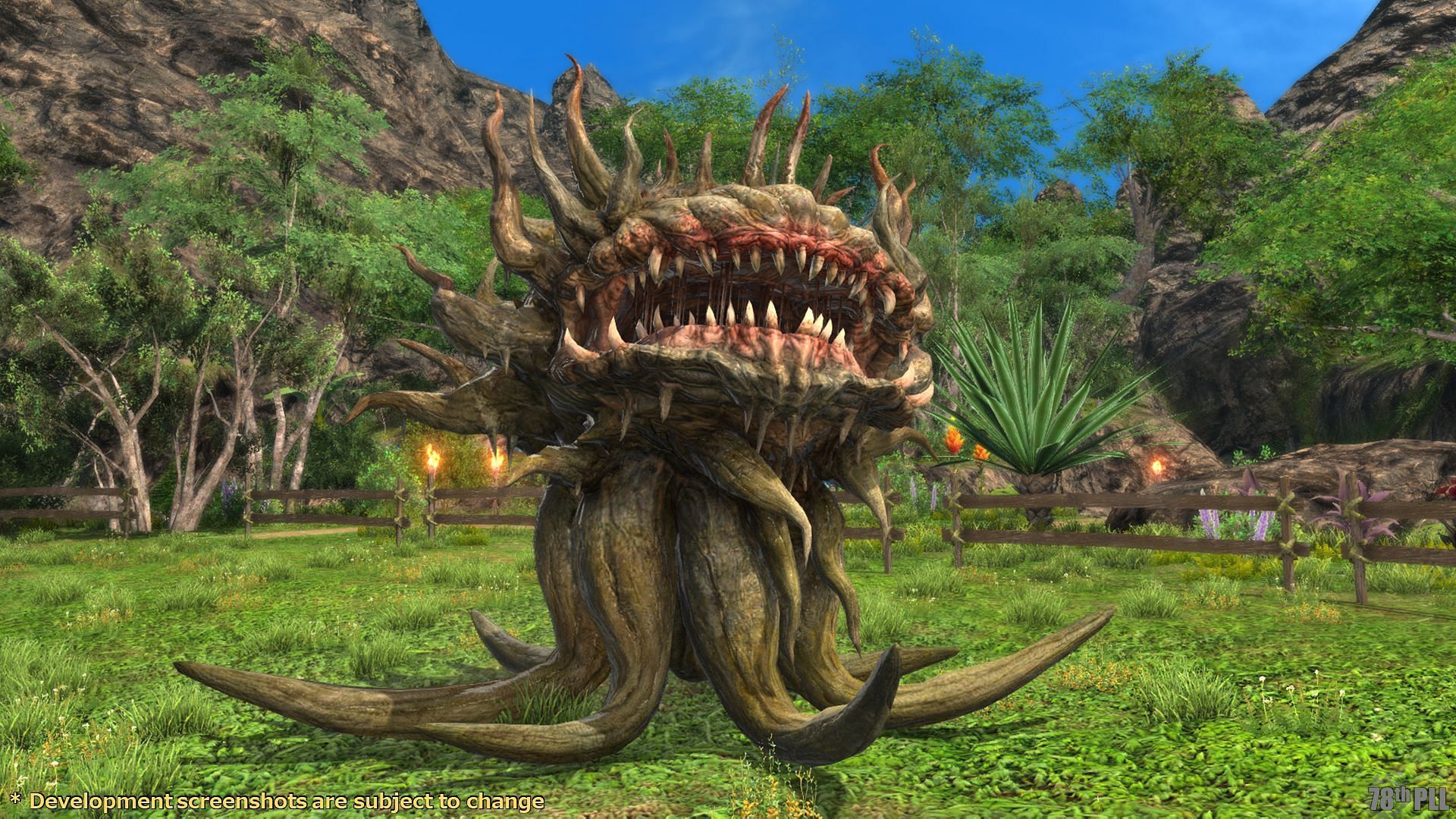 Why not tame a Morbol on the Island Sanctuary? (Image via Square Enix)