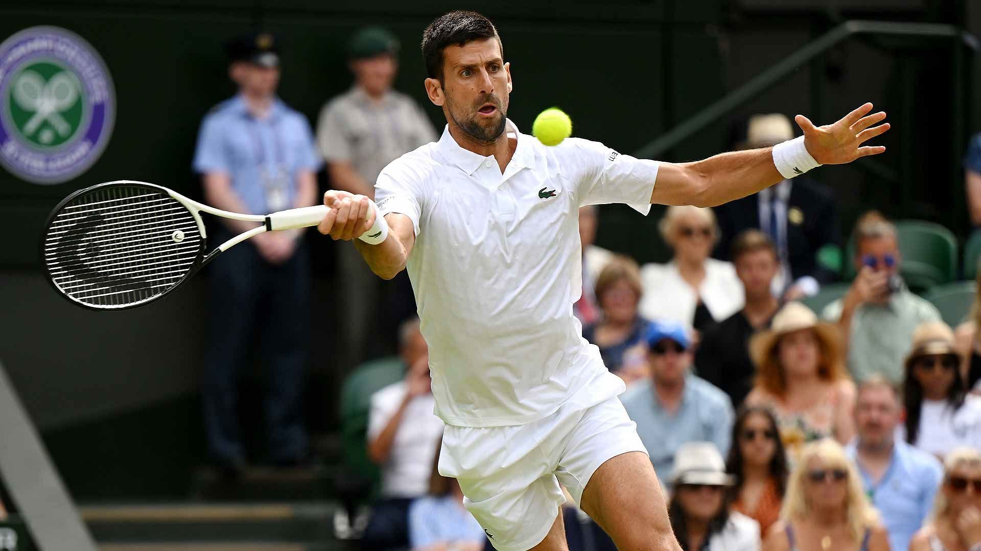 Djokovic reached yet another Wimbledon quarterfinal beating Hurkacz