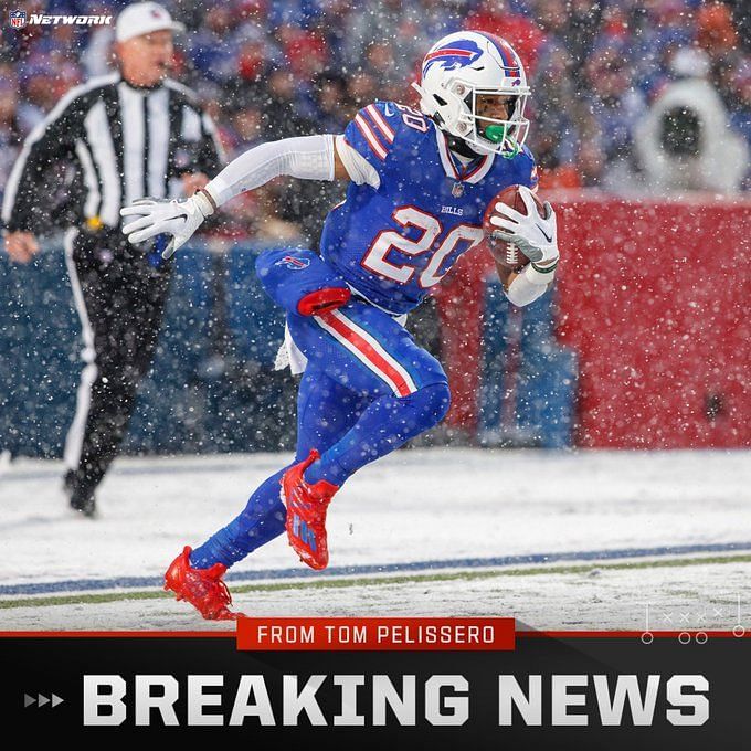 Bills RB Nyheim Hines Suffers Season-Ending ACL Injury