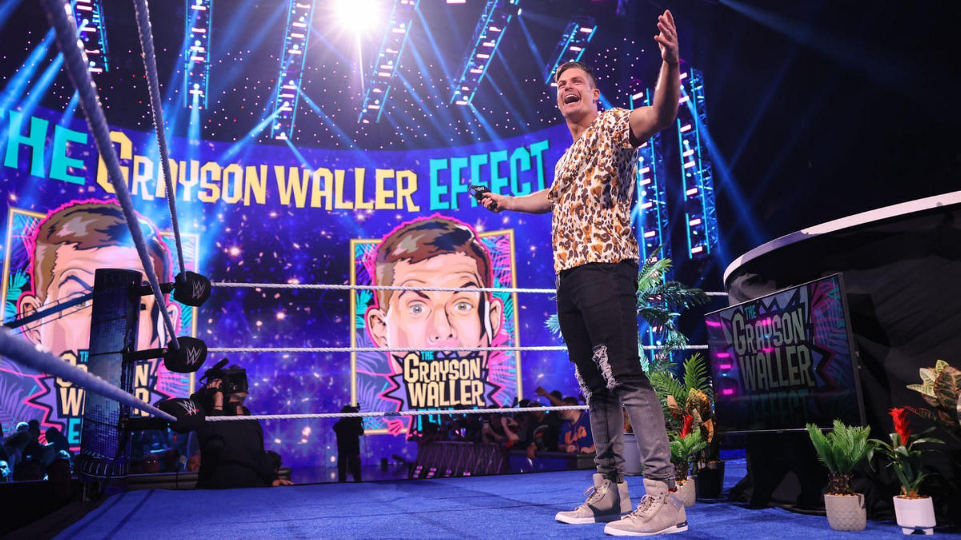 Grayson Waller during The Grayson Waller Effect. Image Credits: wwe.com 