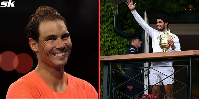 "So in character for him" - Tennis fans applaud Rafael Nadal's congratulatory message for Wimbledon champ Carlos Alcaraz