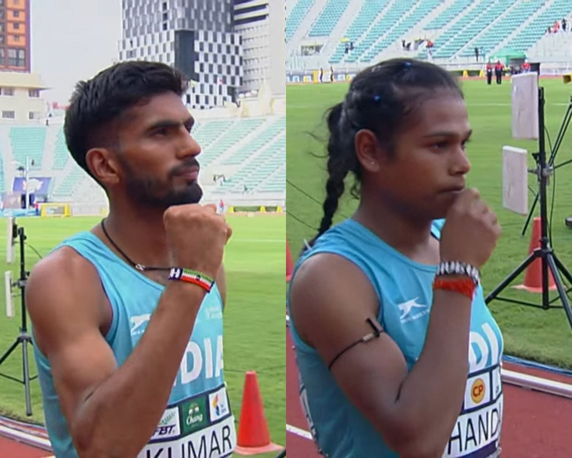 Krishan Kumar and KM Chanda - 800m races