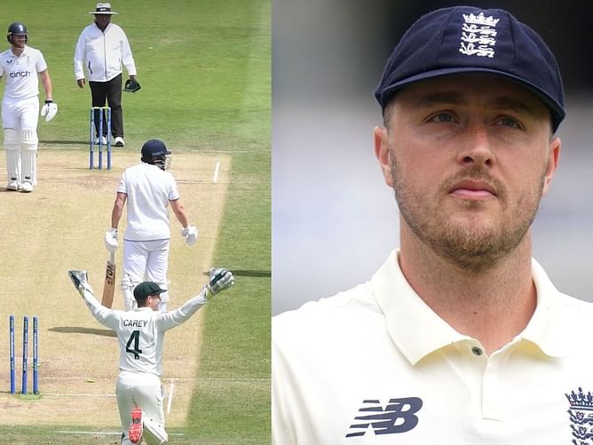 "Don’t think you can have too many arguments about that side of it" - Ollie Robinson on Jonny Bairstow's dismissal within the laws