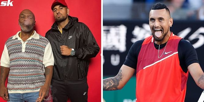 "Perfect chaos" - Nick Kyrgios meets with Mike Tyson, teases upcoming project with boxing legend
