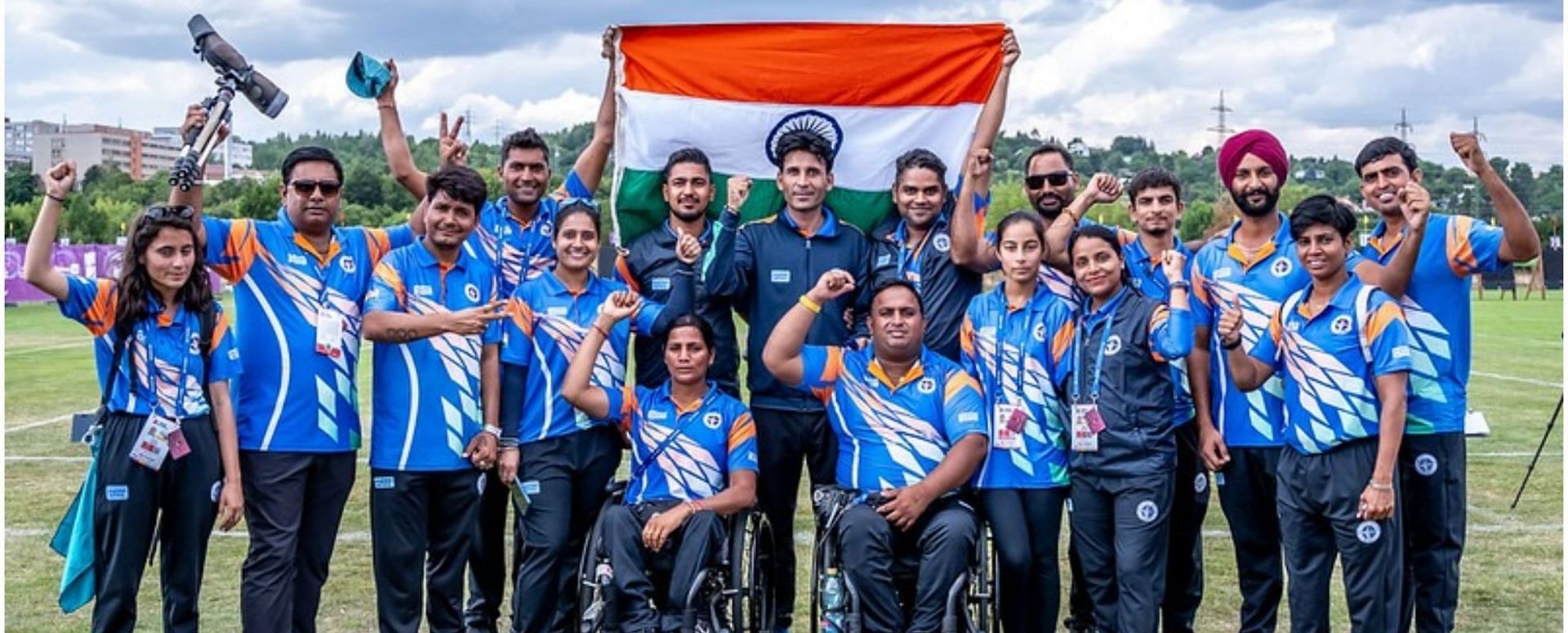 Indian Para Archery team (Credit SAI Media)