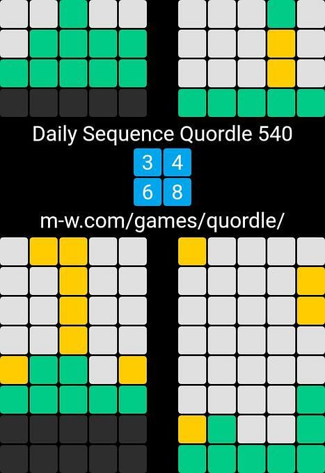 Quordle Today July 18 Answers & Hints (Quordle #540)