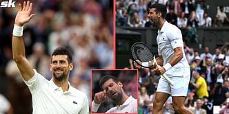 "Novak Djokovic running out of f**ks to give is a joy to behold" - Tennis world reacts to Serb mocking Wimbledon fans after hostile taunting