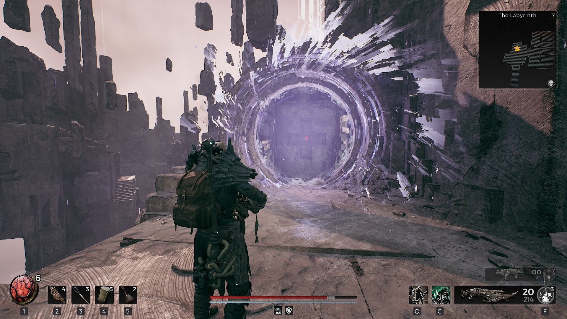 Portal heading to the checkpoint (Image via Remnant 2)