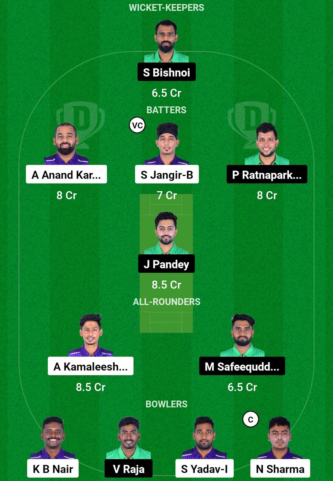 TUS vs BUL Dream11 Prediction, 22nd Match, Grand League Team