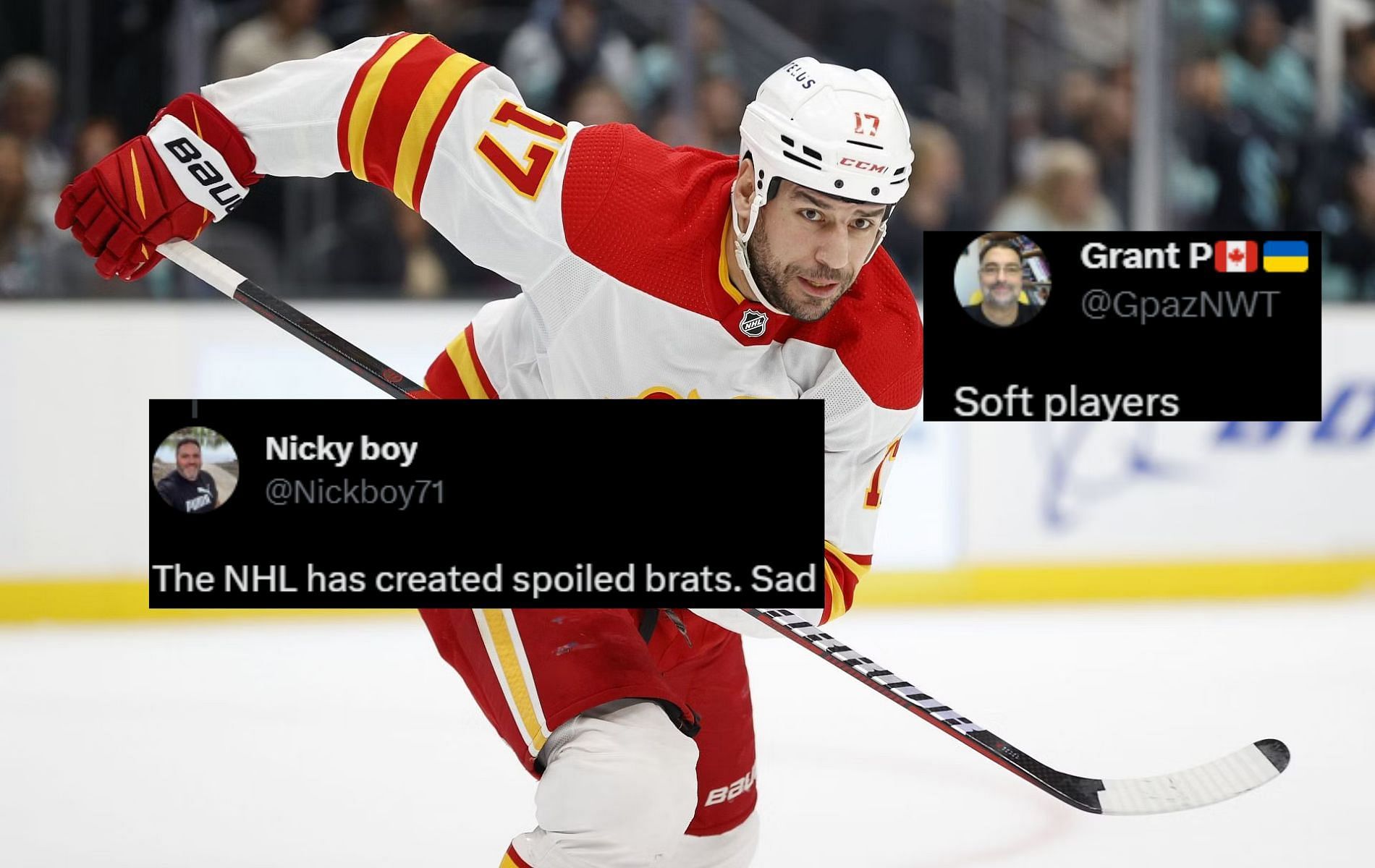 Calgary Flames fans angry at former player