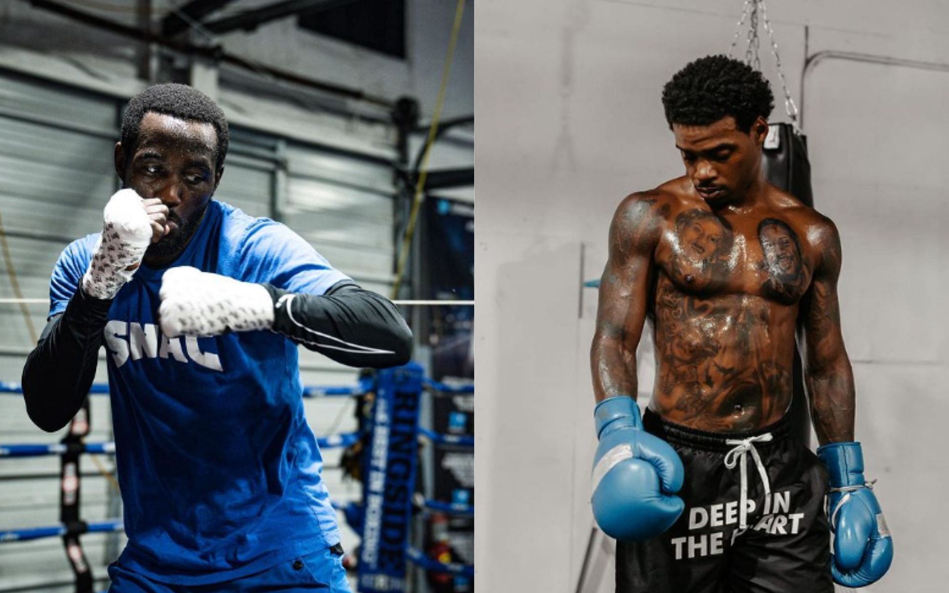 Terence Crawford (left), Errol Spence Jr. (right) [Image source @tbudcraford and @errolspencejr on Instagram]