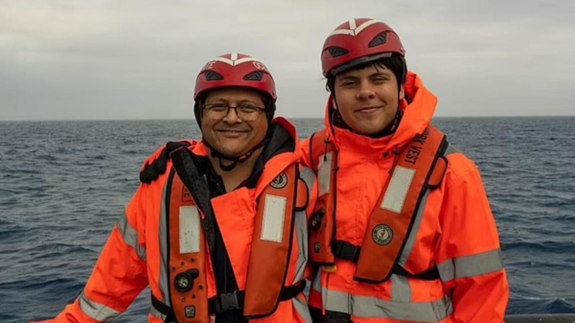 Picture of father-son duo hours before the tragedy took place (Image via Dawood Family)