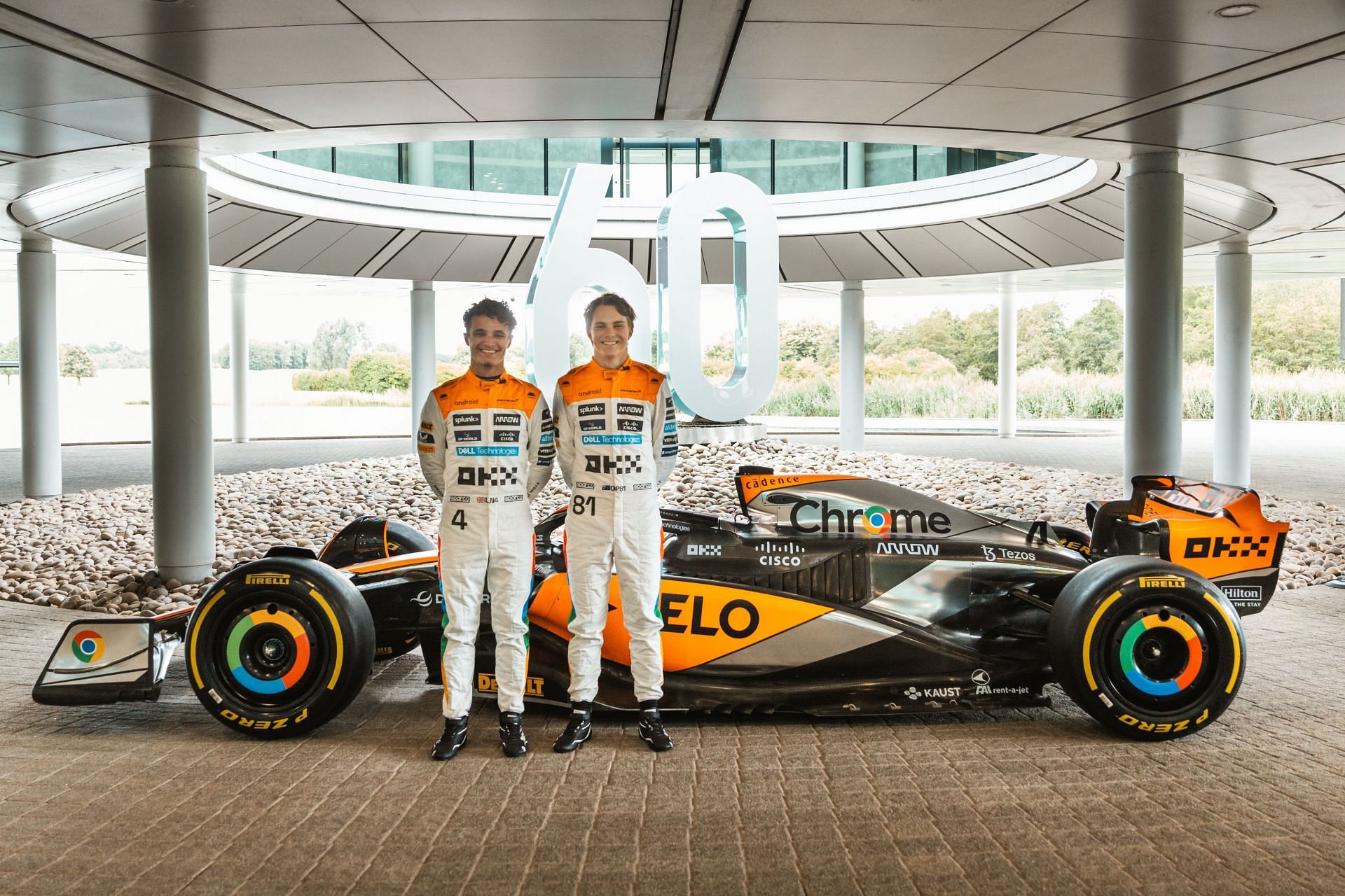 McLaren F1 chrome livery (McLaren Twitter)