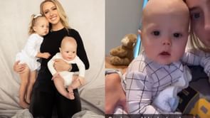 IN PHOTOS: Brittany Mahomes enjoys fun day in with baby Bronze, Sterling