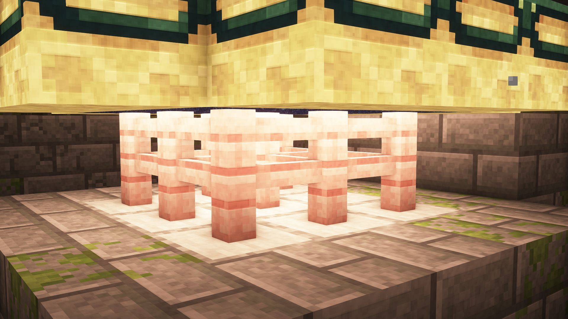 Fences are crucial for duplication (Image via Mojang)