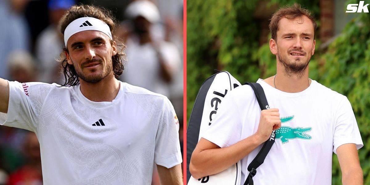 Stefanos Tsitsipas and Daniil Medvedev have faced each other 12 times on tour