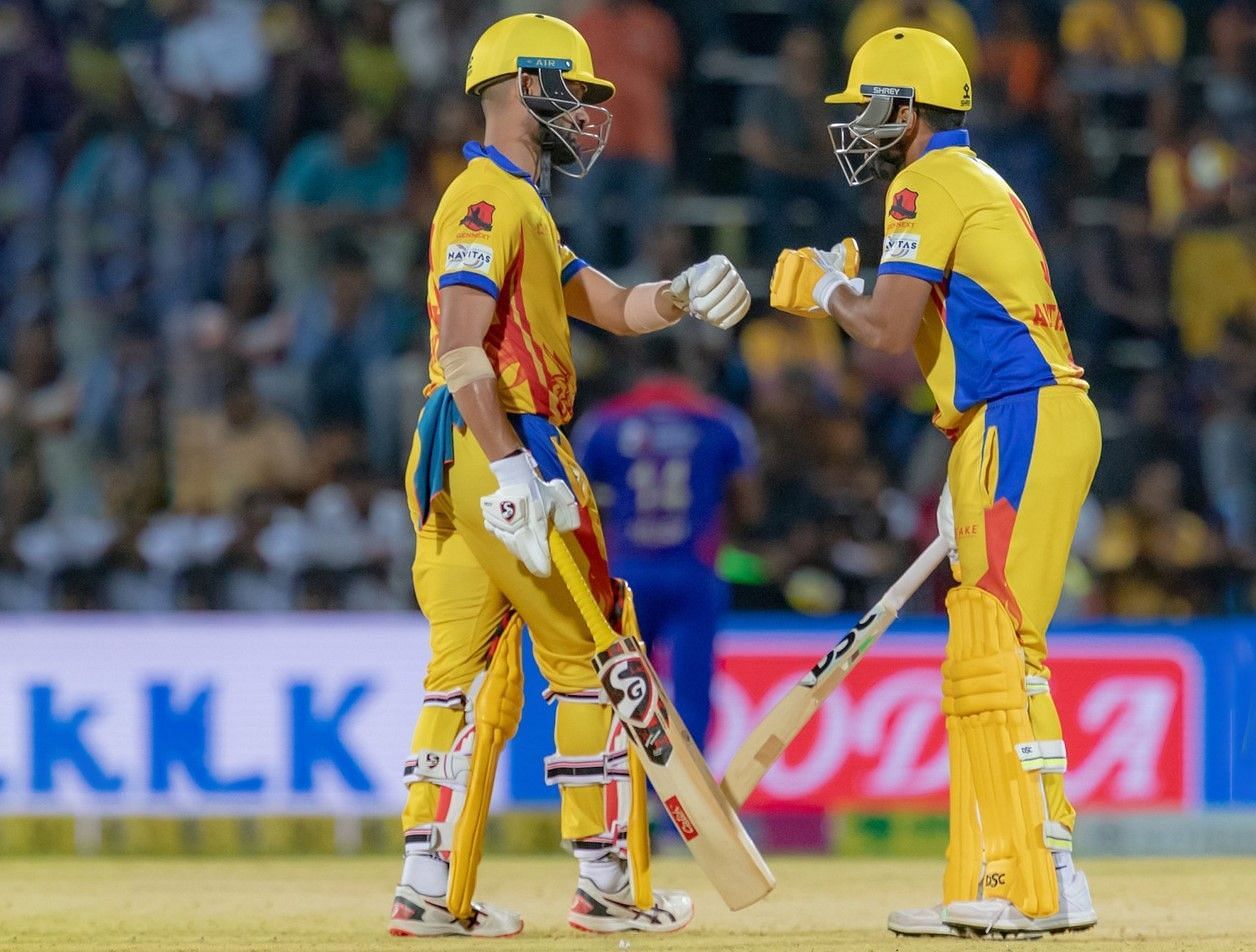 Dindigul Dragons&#039; batters in action (Image Courtesy: Twitter/TNPL)