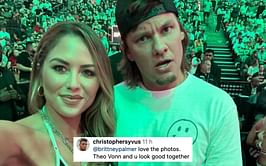 "U look good together" - UFC ring girl Brittney Palmer's photo with Theo Von from UFC 291 invites dating rumors from fans