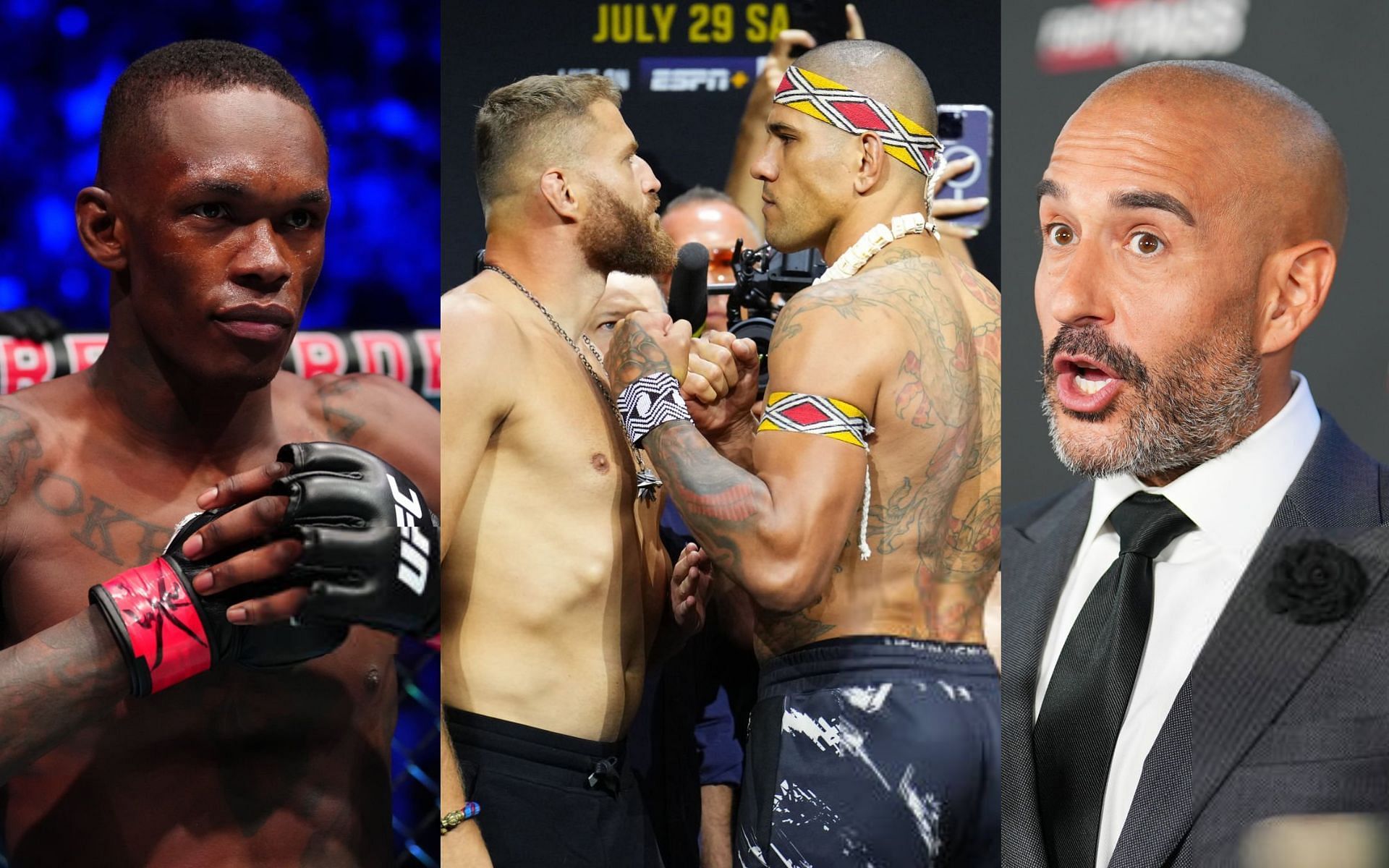 Jon Anik teases Israel Adesanya against winner of Blachowicz vs. Pereira for 205lb title at UFC 293