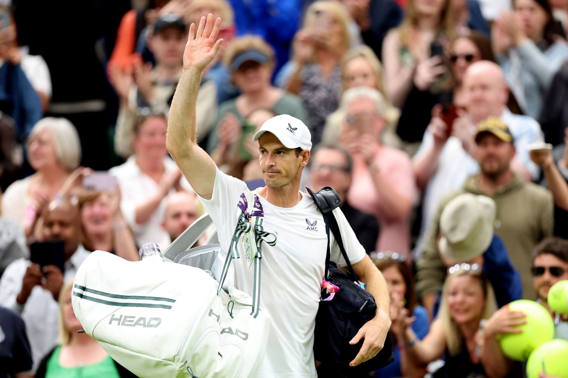 Andy Murray advances to the second round at Wimbledon 2023