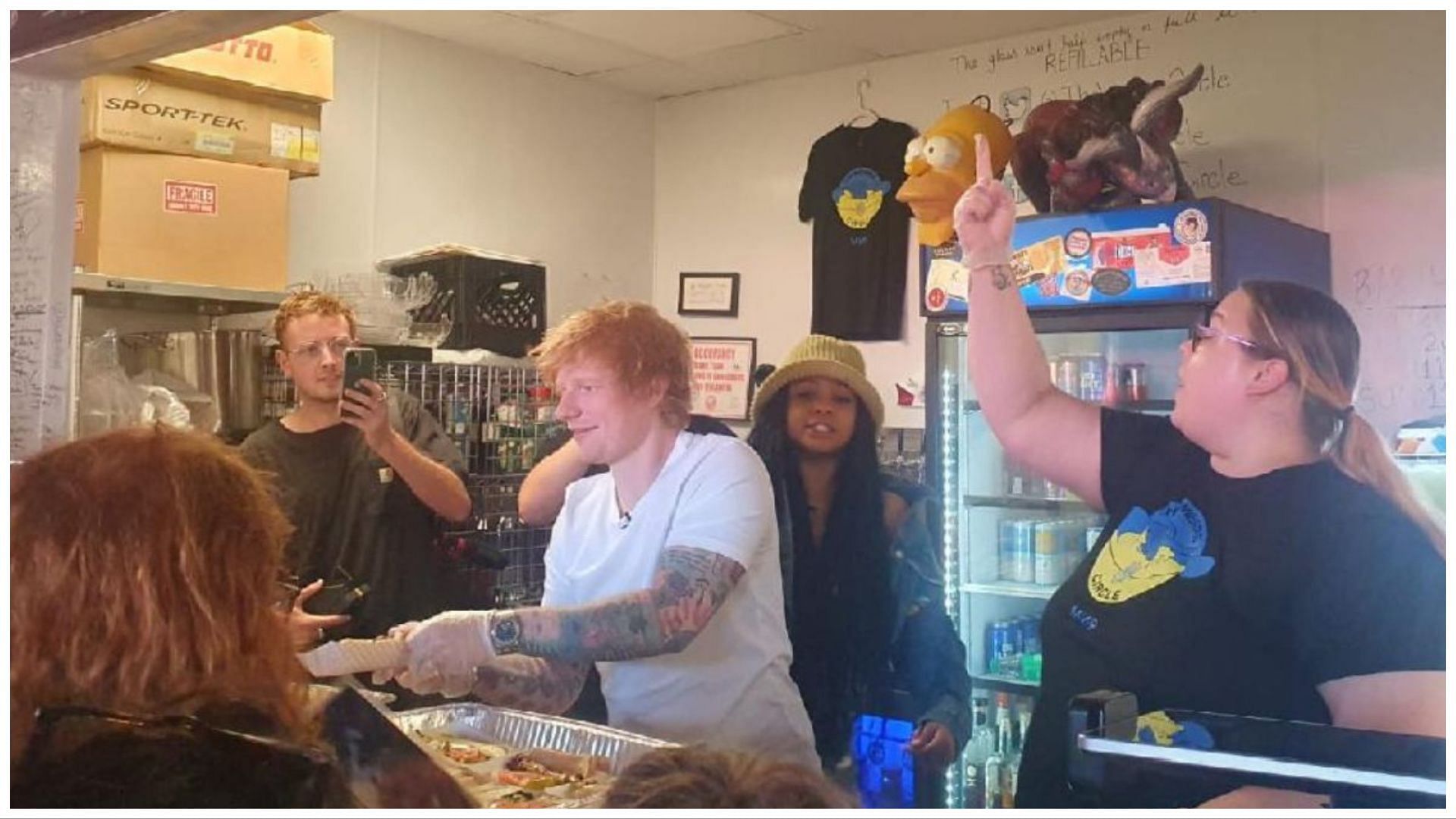 Ed Sheeran made his fans crazy with his new advernture (Instagram / teddysphotos)