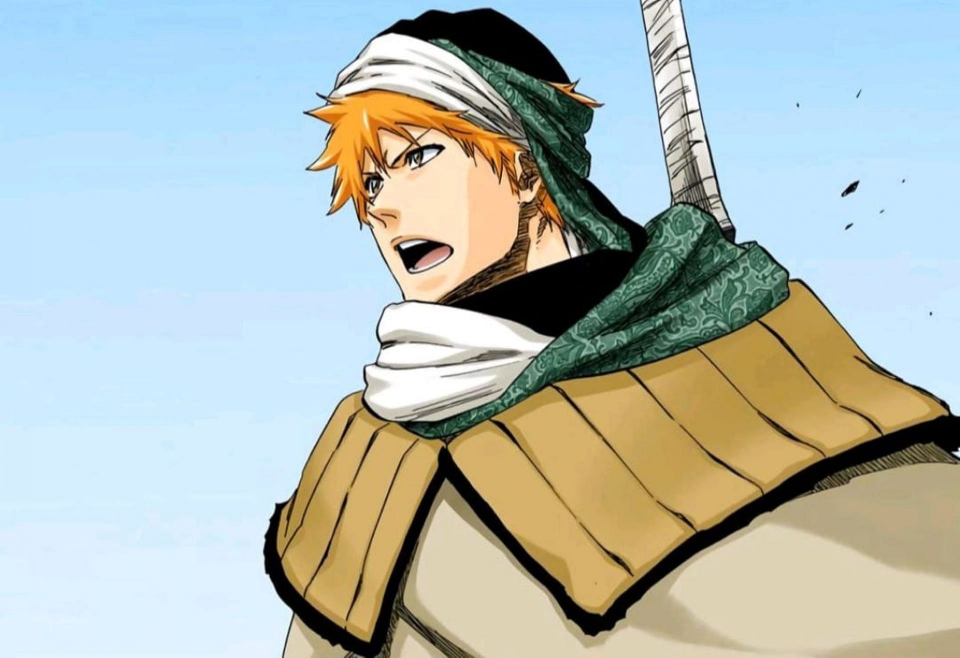 Ichigo Kurosaki on his way to Seireitei (Image via Tite Kubo)