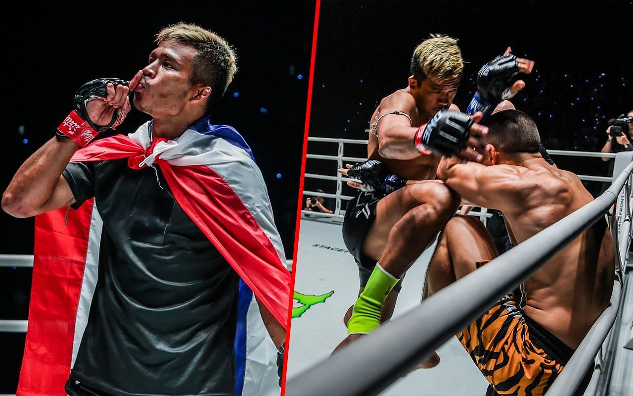 Superlek Kiatmoo9 delivered a statement win over Tagir Khalilov. -- Photo by ONE Championship