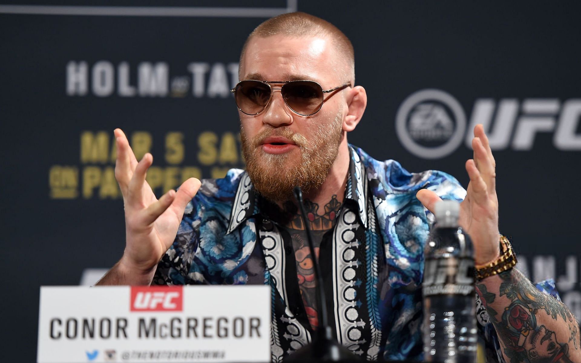 Conor McGregor at UFC 197 press conference [Image Courtesy: @GettyImages]