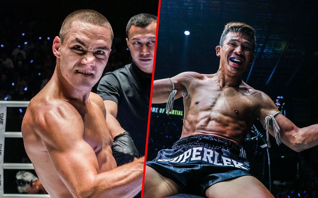 (left) Tagir Khalilov and (right) Superlek Kiatmoo9 [Credit: ONE Championship]