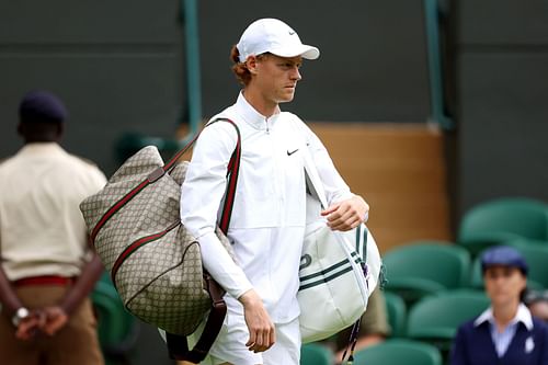 Jannik Sinner at the 2023 Wimbledon.