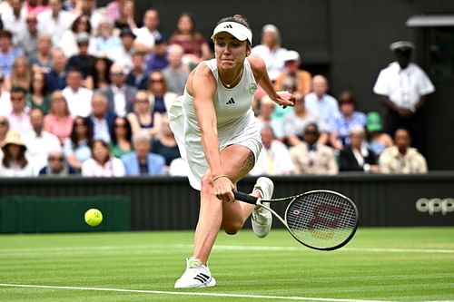 Elina Svitolna at the 2023 Wimbledon Championships.