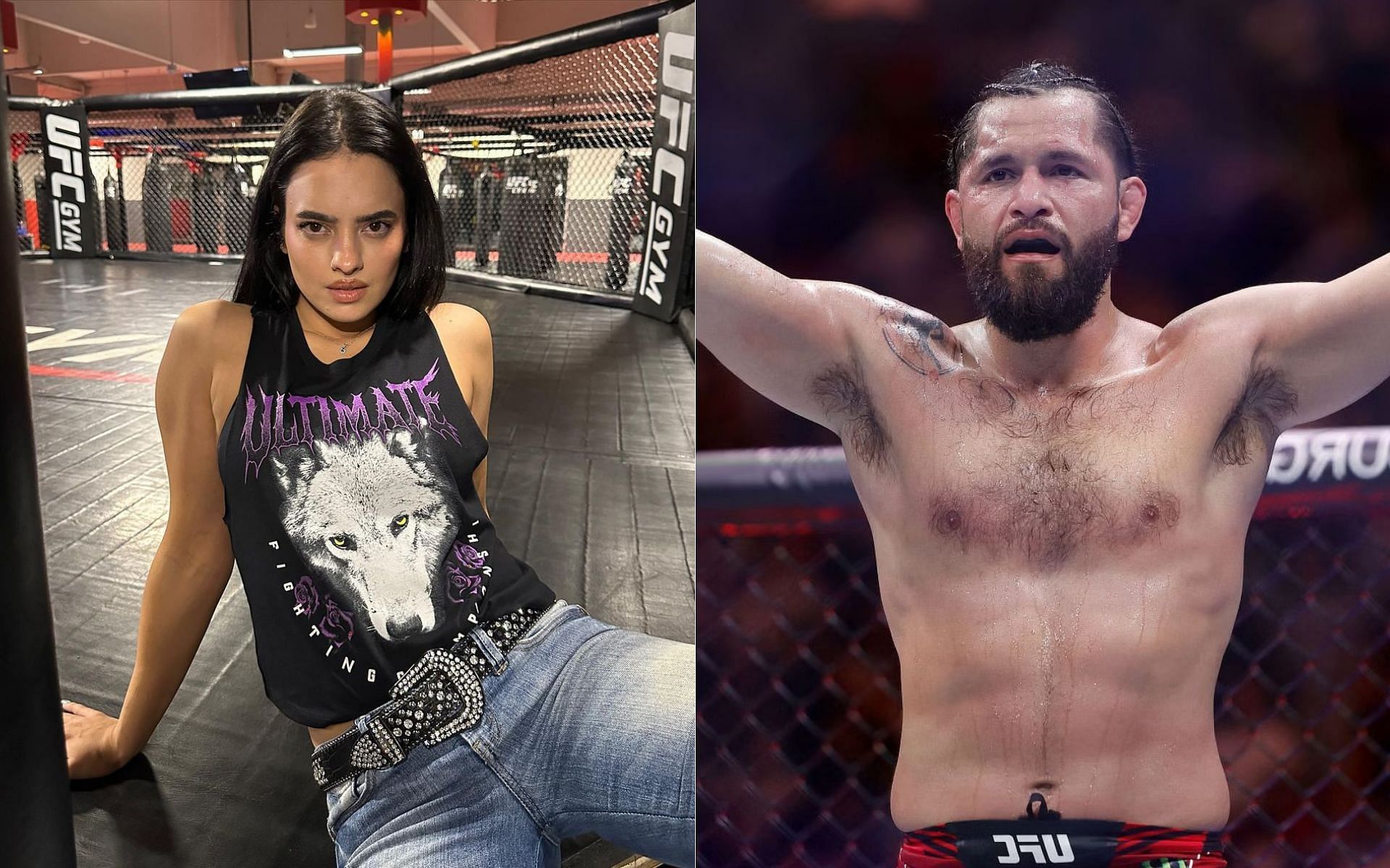 Nina Marie-Daniele (left) and Jorge Masvidal (right)