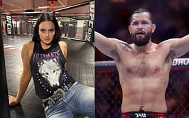 Watch: Nina Marie-Daniele takes a sniff of Jorge Masvidal to verify claims of not using deodorant