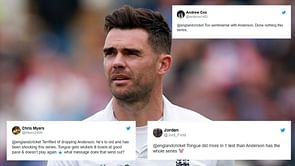 "Too sentimental with Anderson" - Fans baffled after veteran finds a place in the playing XI for 5th Ashes Test