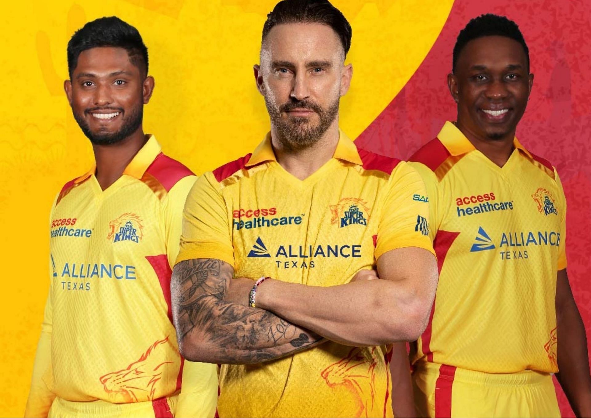 The Texas Super Kings boast a star-studded unit for Major League Cricket 2023 (Picture Credits: Twitter/Texas Super Kings).