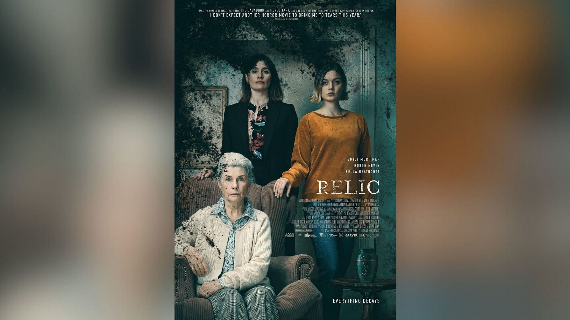 About: Relic is 2020 Psychological horror movie with elements of