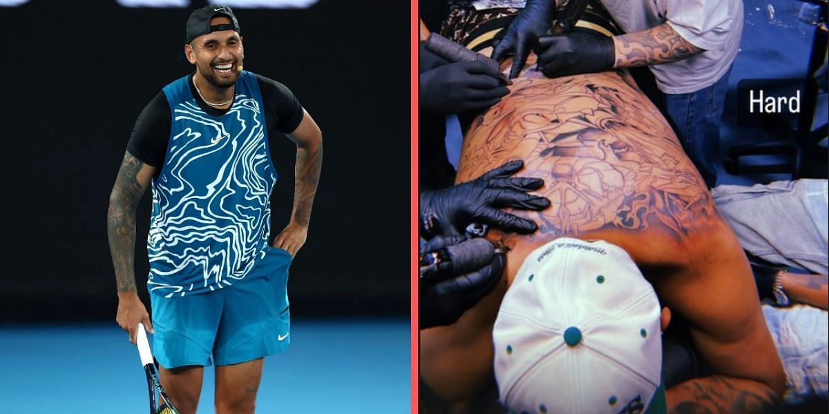 Kyrgios reacts to Arias mocking his tattoo, asks 'Got some issue?'