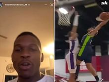 "I knew it was boom time"- Anthony Edwards is hyped after seeing D.J. Carton's poster dunk
